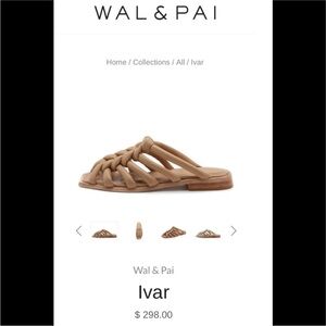 Wal & Pai Ivor Sandals LIKE NEW